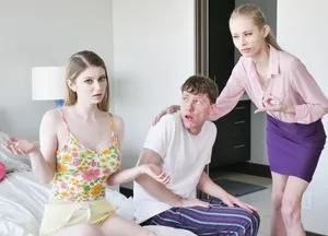 Mẹ kế bắt con gái riêng của gã chồng nắc với cậu con trai